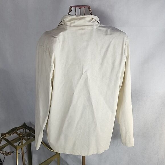 Linen blend Vintage Blair Boutique Size M Jacket Blazer - Picture 5 of 11